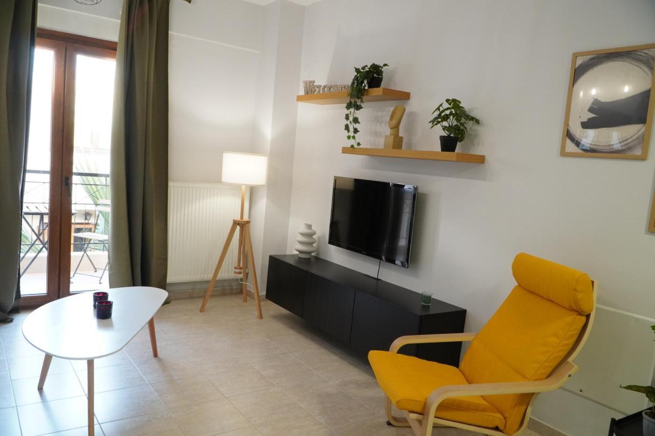 Modern Apartment In Οld Τown Szaloniki Kültér fotó